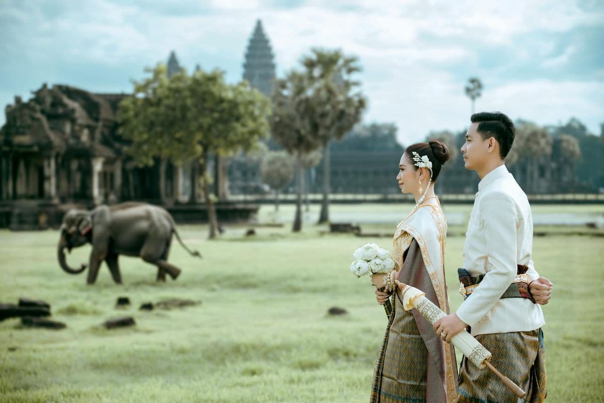 Đền Angkor Wat buổi chiều