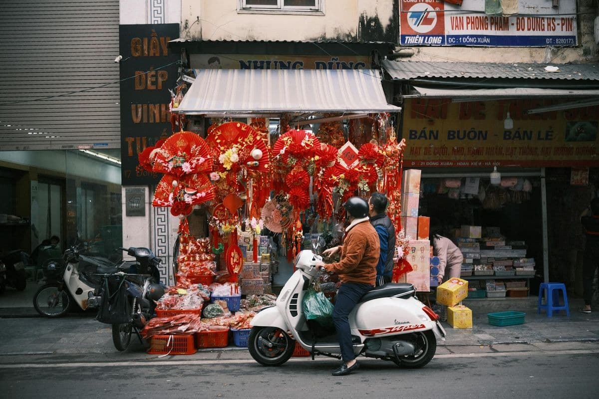 Hanoi Old Quarter street scene
